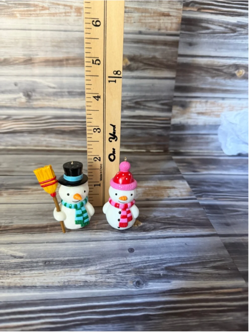 Hallmark 2018 Keepsake Ornament Salt and Pepper Snowmen Snowman Girl and Boy
